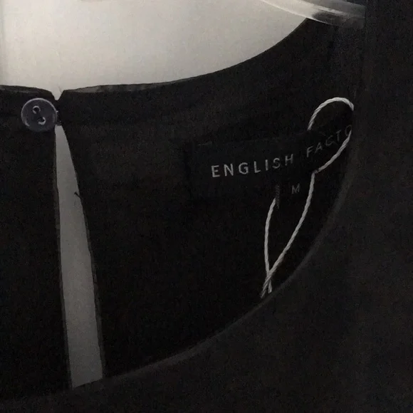 Organza puff sleeve dressy top from English Factory M - Picture 3 of 9